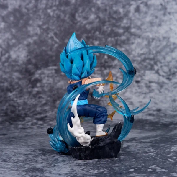 Dragon Ball Anime Characters Vegetto Blue Hair Doll Model KC07062339
