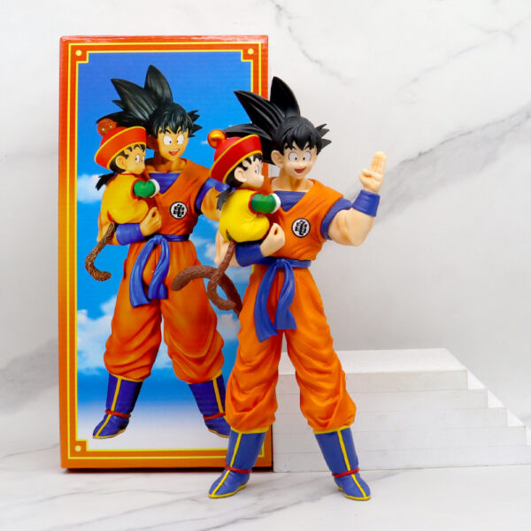 Dragon Ball Anime Figure Son Goku With Gohan Son Goku Figurine Pvc Action Figures Collection Model for Children Gifts MG06062253