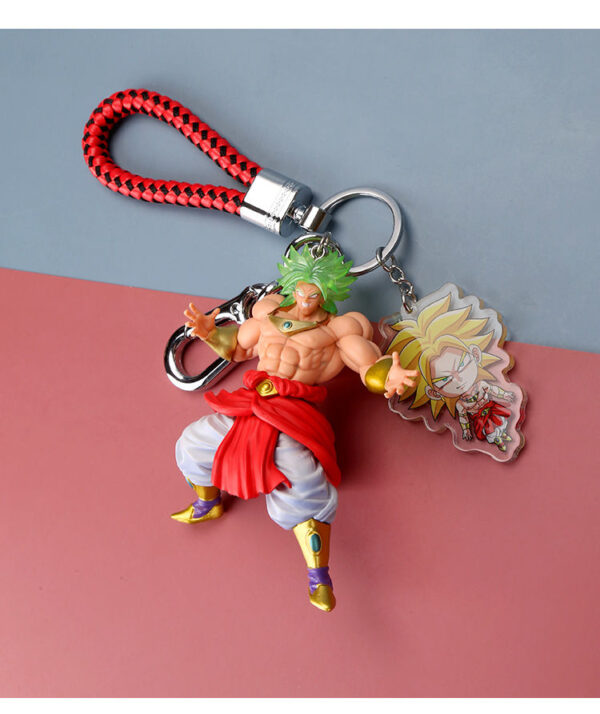 Dragon Ball Broly Keychain Anime Goku School Bag Hanging KC07062088