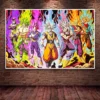 Dragon Ball Cartoon Anime Canvas Painting Super Saiya Goku ... WA07062021