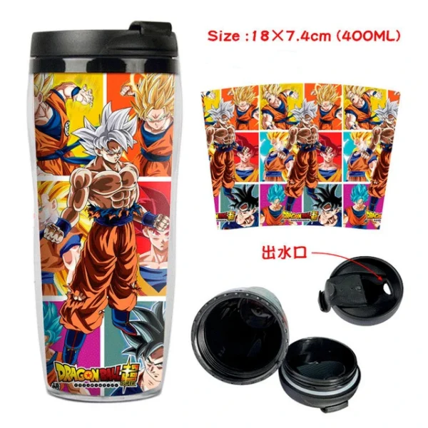 Dragon Ball Child Cup with Straw Portable Leakproof Cartoon MG06062298