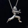 Dragon Ball Goku Anime Pendant & Necklace ~ Silver Tone ~ Jewelry Gift JE06062054