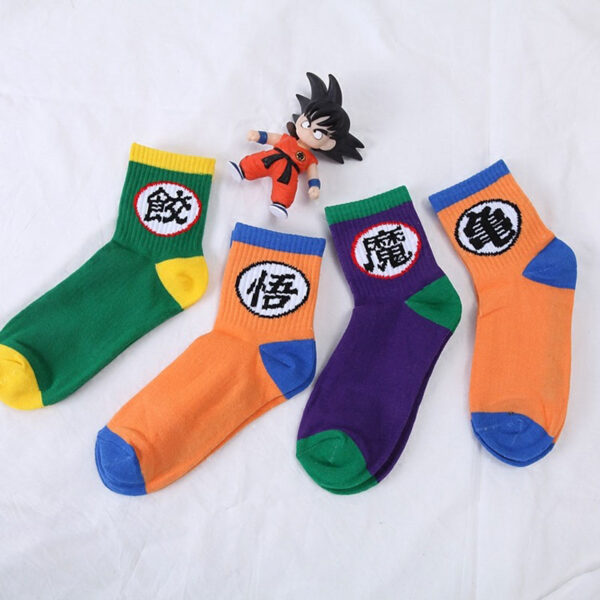 Dragon Ball Goku, Majin Buu, and Chiaotzu Cartoon Socks SO06062145