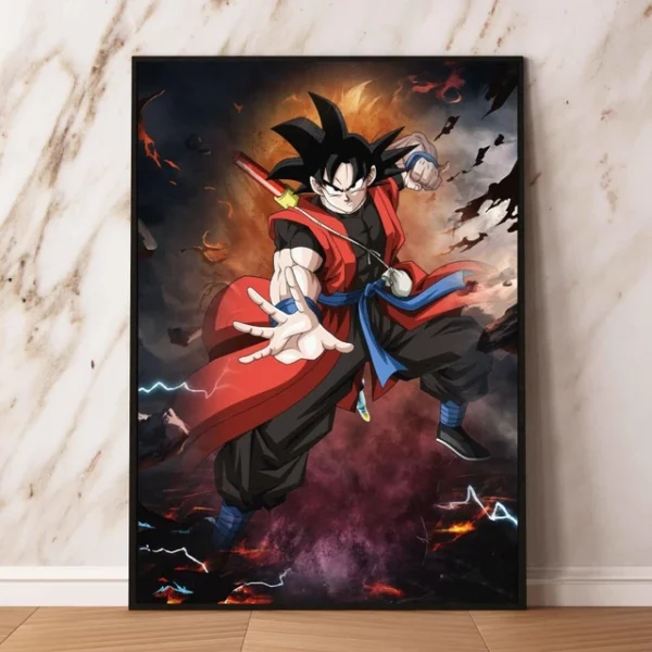 Dragon Ball Goku Modular Anime Painting Poster PO11062387