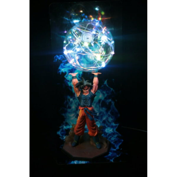 Dragon Ball Goku Son Gokou Genki Dama Spirit Bomb Statue Figure 14 LED Lamp LA10062030