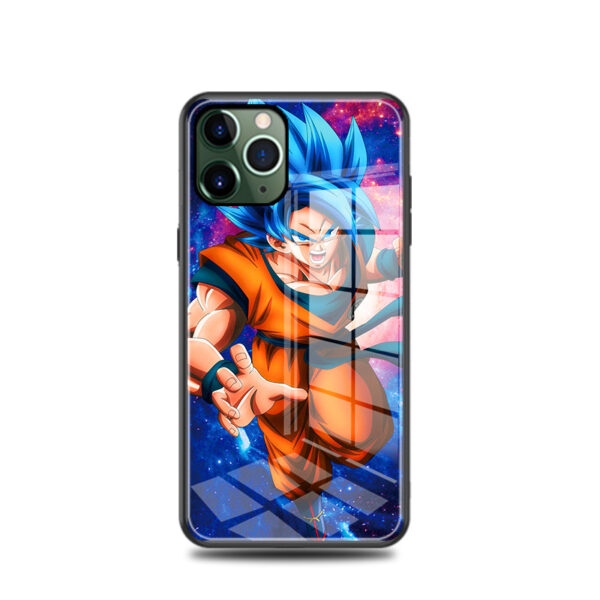 Dragon Ball Goku Tempered Glass Phone Case for iPhone PC06062402