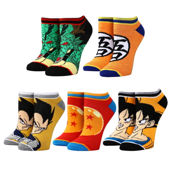 Dragon Ball Icon & Character Ankle Socks 5 Pack SO06062141