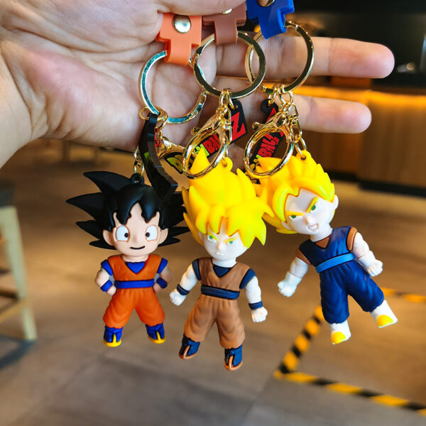 Dragon Ball Keychain Anime Cartoon Goku Figure Pendant KC07062312