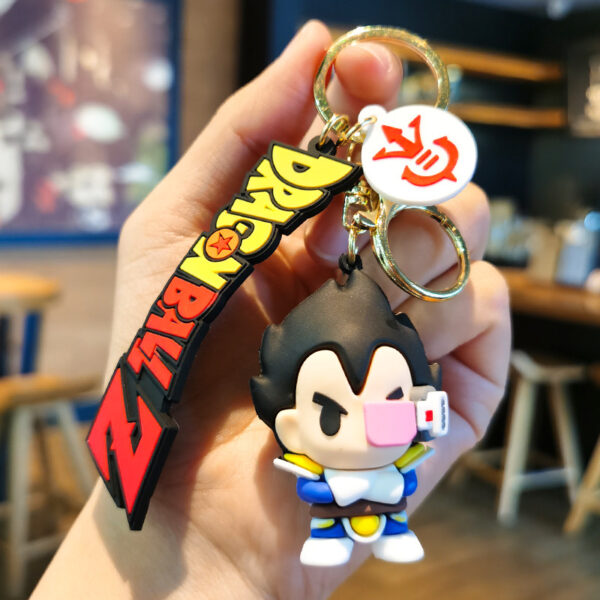 Dragon Ball Keychain Pendant Goku Anime Figure Vegeta Doll KC07062329