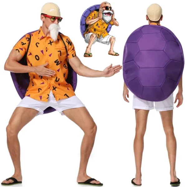 Dragon Ball Master Roshi Cosplay Costumes pour hommes, Anime CO07062425
