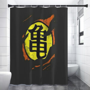 Dragon Ball Master Roshi Symbol Kanji Japanese Cool Design Shower Curtain SC10062056