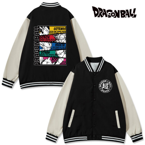 Dragon Ball Monkey King Colorblocking Baseball Uniform Jacket JT06062054