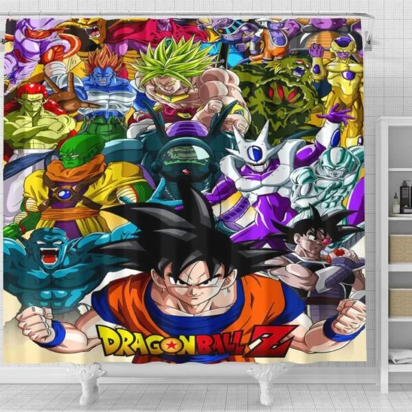 Dragon Ball Poster 7 Waterproof Shower Curtain Bathroom SC10062044