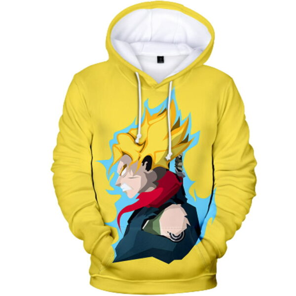 Dragon Ball Print Hooded Sweatshirt For Men, Unisex Autumn SW11062025