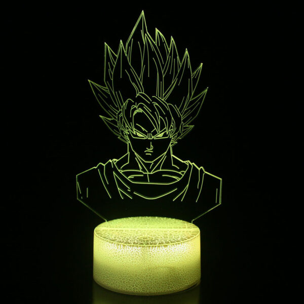 Dragon Ball Series Super Saiyan Goku 3D Night Light New LA10062201