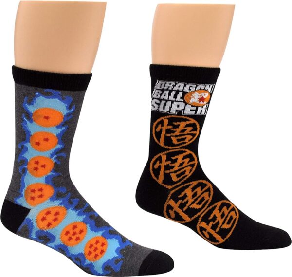 Dragon Ball Super Crew Socks 2 Pack Goku & Vegeta SO06062071