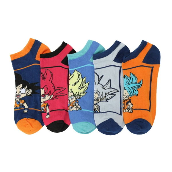 Dragon Ball Super Goku Transformations 5 Pair Sock Set SO06062026
