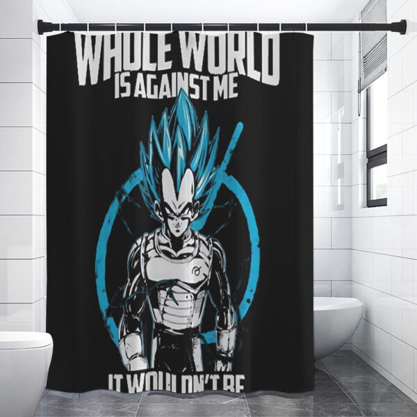 Dragon Ball Super SSGSS Vegeta Whis Symbol Shower Curtains SC10062141