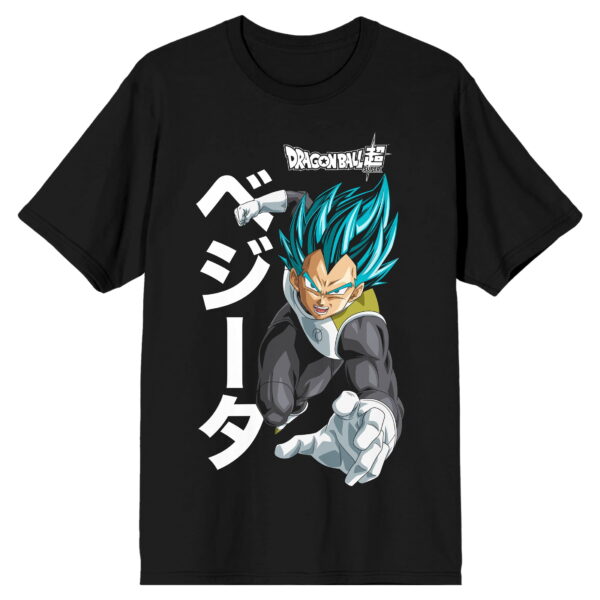 Dragon Ball Super Saiyan Vegeta Men s Black T Shirt Large SW11062449
