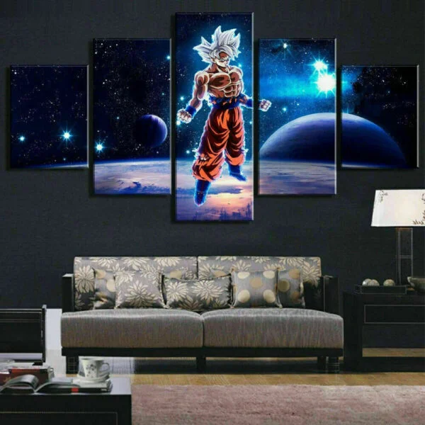 Dragon Ball Super Universe Goku 5 Piece Canvas Wall Art ... WA07062067