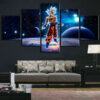 Dragon Ball Super Universe Goku 5 Pieces Canvas Print Poster Home Decor Wall Art WA07062060