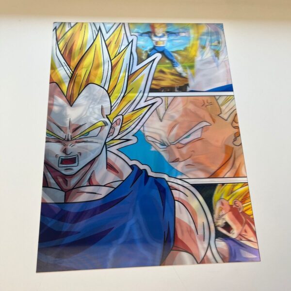 Dragon Ball Z 3D Holographic Lenticular Poster Goku Vegeta WA07062315
