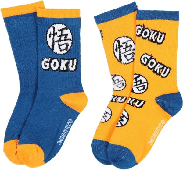 Dragon Ball Z Boys Goku Kame Symbol Socks 2 Pack SO06062028