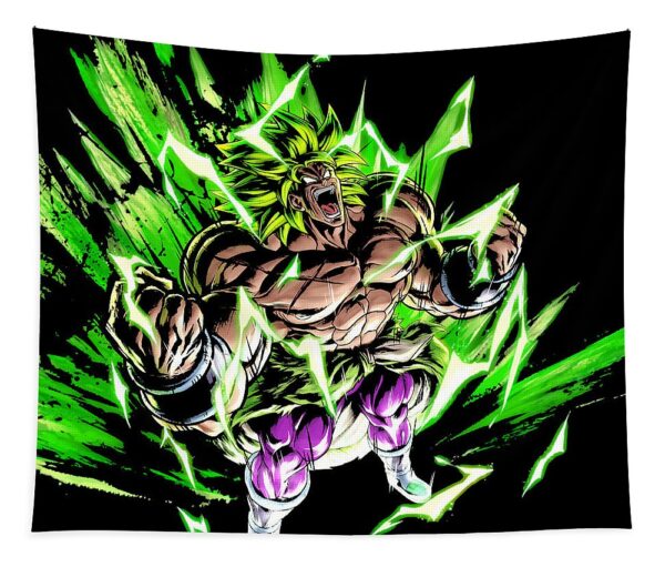 Dragon Ball Z Broly Wall Hanging Tapestry TA10062010