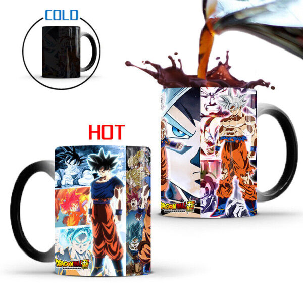 Dragon Ball Z Ceramic Color Change Cup Thermal Reaction Temperature Coffee Mug MG06062264