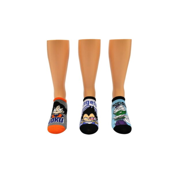 Dragon Ball Z Chibi Character Lowcut Socks 3 Pack SO06062072