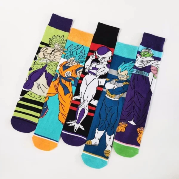 Dragon Ball Z Chibi Colorblock Ankle Socks 5 Pack SO06062107