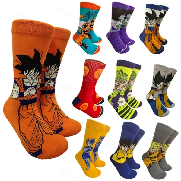 Dragon Ball Z Cotton Socks Goku Anime Figures SO06062076