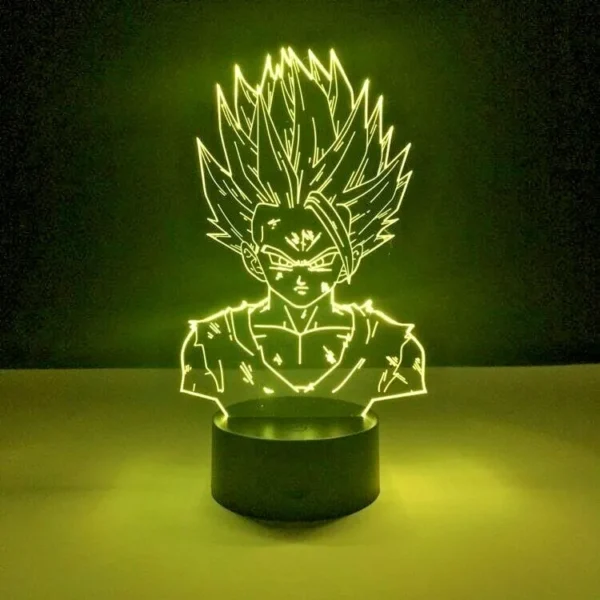 Dragon Ball Z DBZ Anime Super Saiyan 2 Gohan 7 Color LED USB Night Light 3D Lamp LA10062238