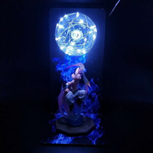 Dragon Ball Z Evil Majin Buu Statue Figure Figure 14 Blue LED Lamp DIY Light LA10062121
