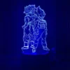Dragon Ball Z Figure Vegeta Son Goku 3D Lamp LED Night Light 7 Colors LA10062044