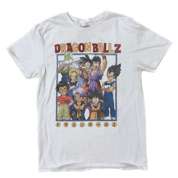 Dragon Ball Z Goku Frieza Cell Buu White Anime Manga T Shirt SW11062431