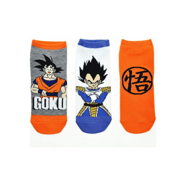 Dragon Ball Z Goku Low Cut Socks 3 Pack SO06062031