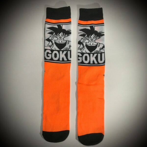 Dragon Ball Z Goku Neon Orange Logo Socks SO06062131