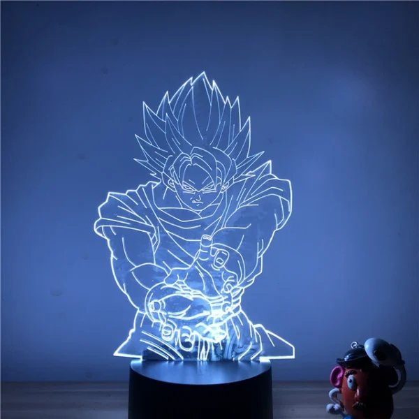 Dragon Ball Z Goku Super Saiyan Bomb Figure 3D Nightlight LA10062196