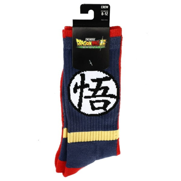 Dragon Ball Z Goku Symbol Casual Crew Socks SO06062120