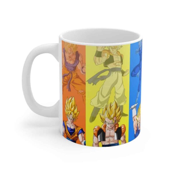 Dragon Ball Z Goku Vegeta Gogeta Fusion Forms Ceramic Mug MG06062372