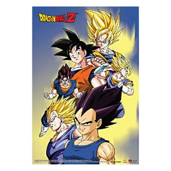 Dragon Ball Z Goku Vegeta Vegito Poster 24 x 36 Anime WA07062220