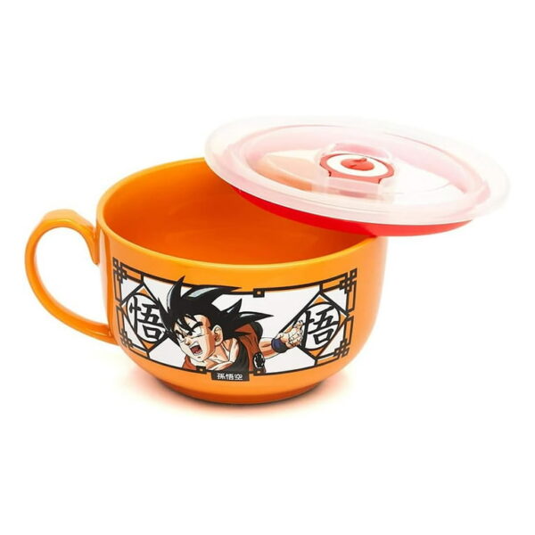 Dragon Ball Z Goku and Vegeta 24oz Soup Mug with Vented Lid MG06062034