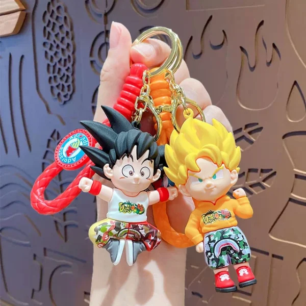 Dragon Ball Z Keychain Goku Buu Charms Anime Figure Turtle KC07062661