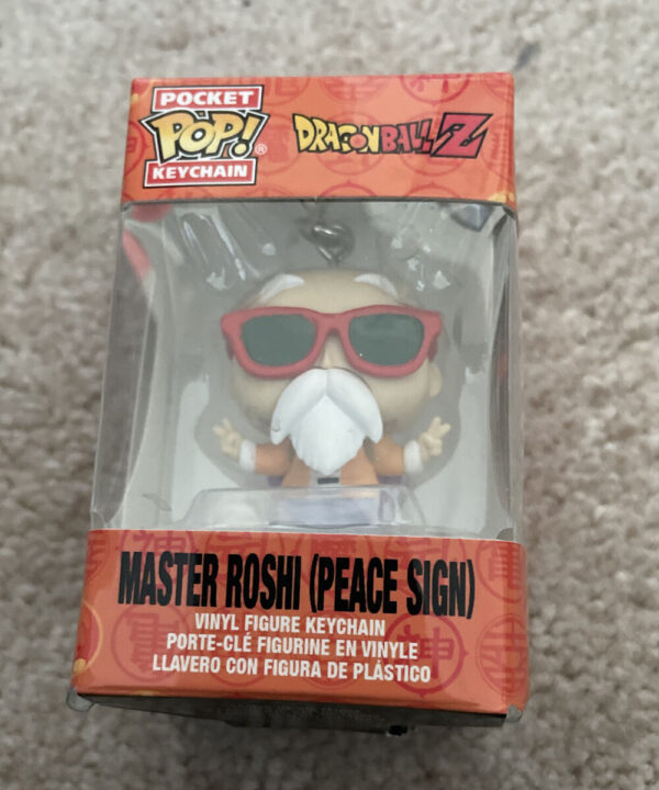 Dragon Ball Z Master Roshi Peace Sign Keychain KC07062485