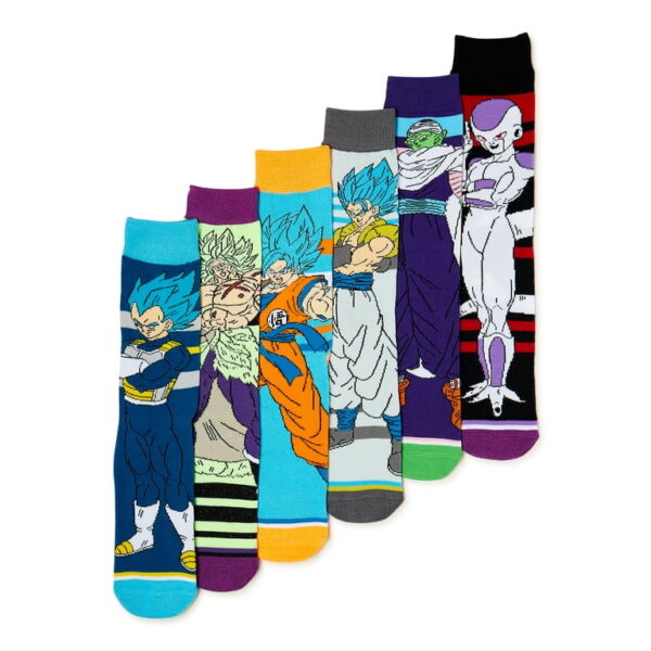 Dragon Ball Z Men s Crew Socks 6 Pack SO06062057