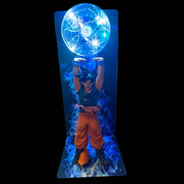 Dragon Ball Z Saiyan Son Goku Genki Dama Spirit Bomb Figure LED Lamp LA10062110