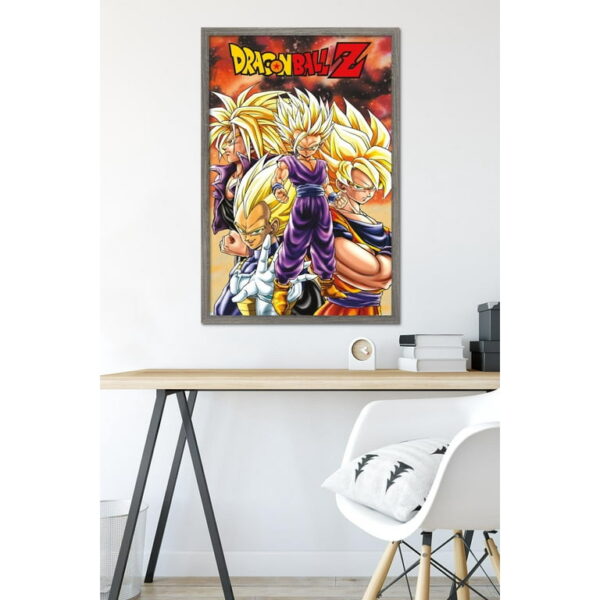 Dragon Ball Z Saiyans Wall Poster, 22.375 x 34 Framed ... WA07062025