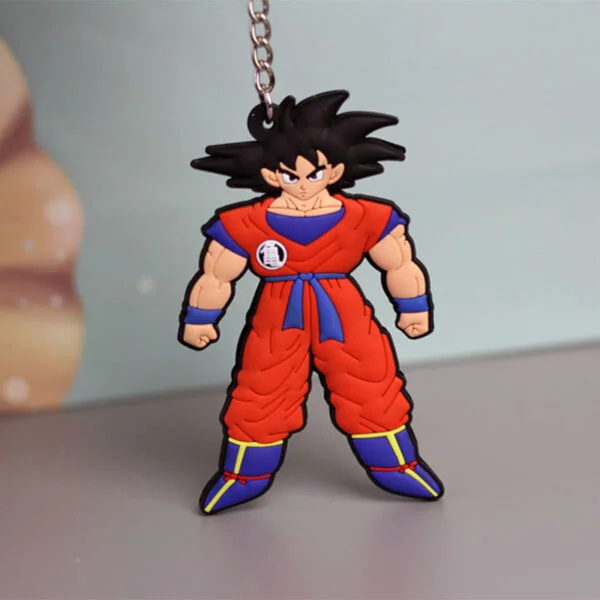 Dragon Ball Z Son Goku Vegeta Super Saiyan Bulma Keychain KC07062209