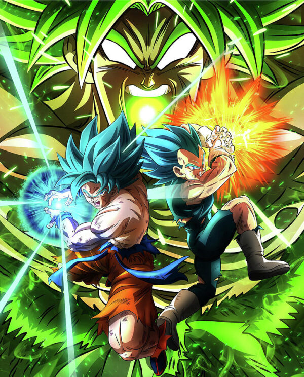 Dragon Ball Z Super Goku Vegeta #1 Digital Art by Hillard SC10062131